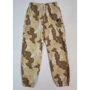 Nike Pants Womens Small Brown Choco Chip Camo Cargo Joggers Sweatpants Swoosh